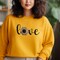Embroidered Sunflower Love Sweatshirt product 3
